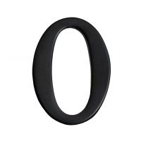 black coated 2 adhesive number "0"