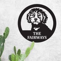 Black Cockapoo House Sign