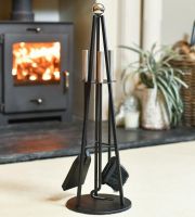 Black Contemporary Pyramid Companion Set In Situ Black Contemporary Pyramid Companion Set In Situ