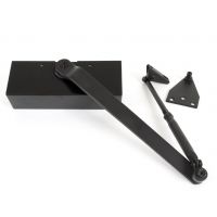 Black Overhead Door Closer