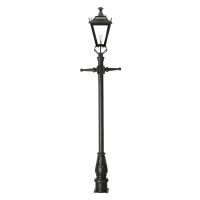 Black Dorchester Lamp Post & Lantern Set 2.3m Black Dorchester Lamp Post & Lantern Set 2.3m