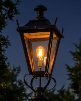 Black Dorchester Lantern 75cm Digital Illustration At Night Black Dorchester Lantern 75cm Digital Illustration At Night