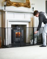 Black Five Panel Fire Surround to Scale Black Five Panel Fire Surround to Scale