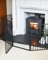 View of the Door on the Front of the Fire Surround View of the Door on the Front of the Fire Surround