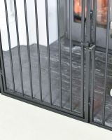 Close-up of the Black Finish in the Fire Surround Close-up of the Black Finish in the Fire Surround