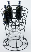 "Lynelle" Floor Standing Wine & Glass Rack "Lynelle" Floor Standing Wine & Glass Rack