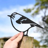 Scale Shot of Black Goldcrest Steel Fence Topper