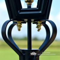 Close-up of the Lanterns Frog Collar and Brass Fixings