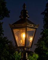 Black Harrogate Lantern 54cm Digital Illustration At Night Black Harrogate Lantern 54cm Digital Illustration At Night
