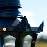 Black Hexagonal Lantern Lantern Decorations Black Hexagonal Lantern Lantern Decorations