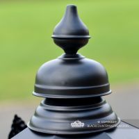 Black Hexagonal Pillar Light and Lantern Set 76cm