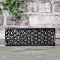 Black "Honeycomb" Cast Iron Air Brick in the Home