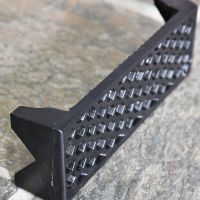 Top View of the Black "Honeycomb" Cast Iron Air Brick 