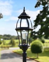 "Atlas" Traditional Black Garden Lamp Post - 2.9m "Atlas" Traditional Black Garden Lamp Post - 2.9m