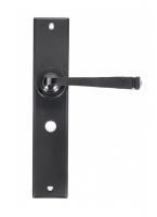 "Ravenscroft" Black Large Simplistic Lever Handle With Bathroom Lock