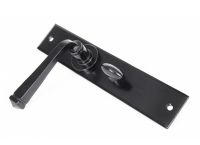 "Ravenscroft" Black Large Simplistic Lever Handle With Bathroom Lock