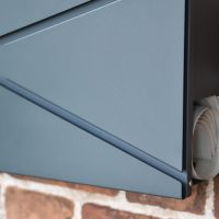 Close-Up of Black Powder Coated Finish