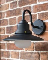 Black Contemporary Outdoor Fishermans Wall Light Black Contemporary Outdoor Fishermans Wall Light