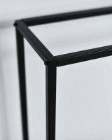 Close-Up of Black Steel Frame