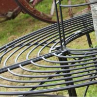 Close-up of the Black Finish on the Tree Seat