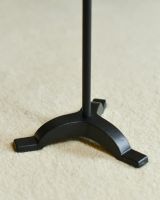 Close Up Of Black & Polished Gold Companion Set Base