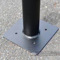 Black Post Box Stand