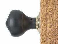 Ebony End Wooden Door Knob