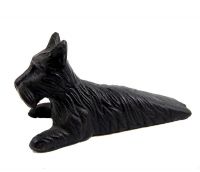 Black Scotty Dog Door Wedge