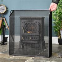 Black Sloping Fire Guard to Scale