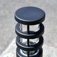 Close-up of the Top of the Contemporary Pedestal Light