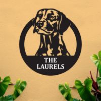 Bespoke Dalmatian House Name Sign 
