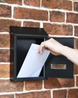 Front Opening Door on the Wall Mounted Post Box Front Opening Door on the Wall Mounted Post Box
