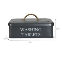 Black Washing Tablets Storage Box Measurements
