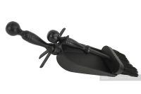 Black Traditional Pan and Brush Set