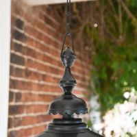 Close-up of the Chain Hanging Porch Lantern Close-up of the Chain Hanging Porch Lantern