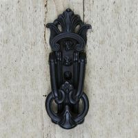 Victorian Style Door Knocker in Black 