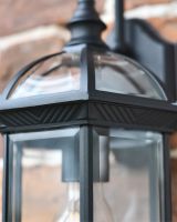Close up of Traditional "Ramona" Outdoor Top Fix Lantern 