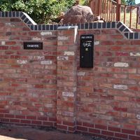 Example of the G.R Post Box Mounted inside of a Wall