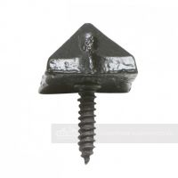 Close-up of the Screw on the Marlbury" Blacksmith Door Stud Close-up of the Screw on the Marlbury" Blacksmith Door Stud