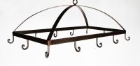 "Stallinswood" Blacksmith Hanging kitchen Utensil or Saucepan Rack