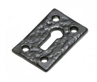 Blacksmith Style Pair of Door Knobs With Escutcheons Blacksmith Style Pair of Door Knobs With Escutcheons