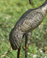 Close up of freestanding crane back Close up of freestanding crane back