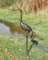 Side view of crane standing up