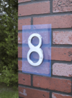 Suspended House Numbers Triple