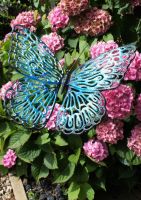 “Kenningsly Park” Cast Iron Butterfly Garden Sculptures 