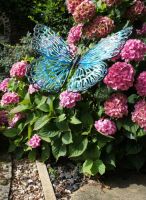 “Kenningsly Park” Cast Iron Butterfly Garden Sculptures 