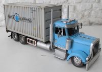 Blue Container Truck Scale Model Blue Container Truck Scale Model
