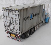 Blue Container Truck Scale Model Blue Container Truck Scale Model