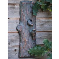 Blue Tit Wall Sculpture Finished in an Aged Bronze 