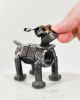 Scale image of "Bolt" The Scrap Metal Dog
